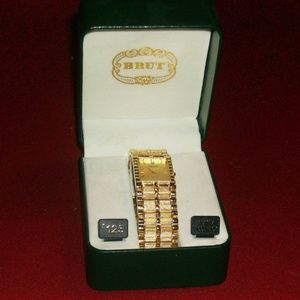 Extremely nice Brut advertising wrist watch new